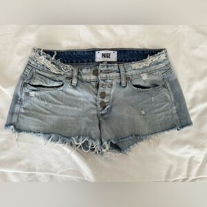 PAIGE denim shorts size 24